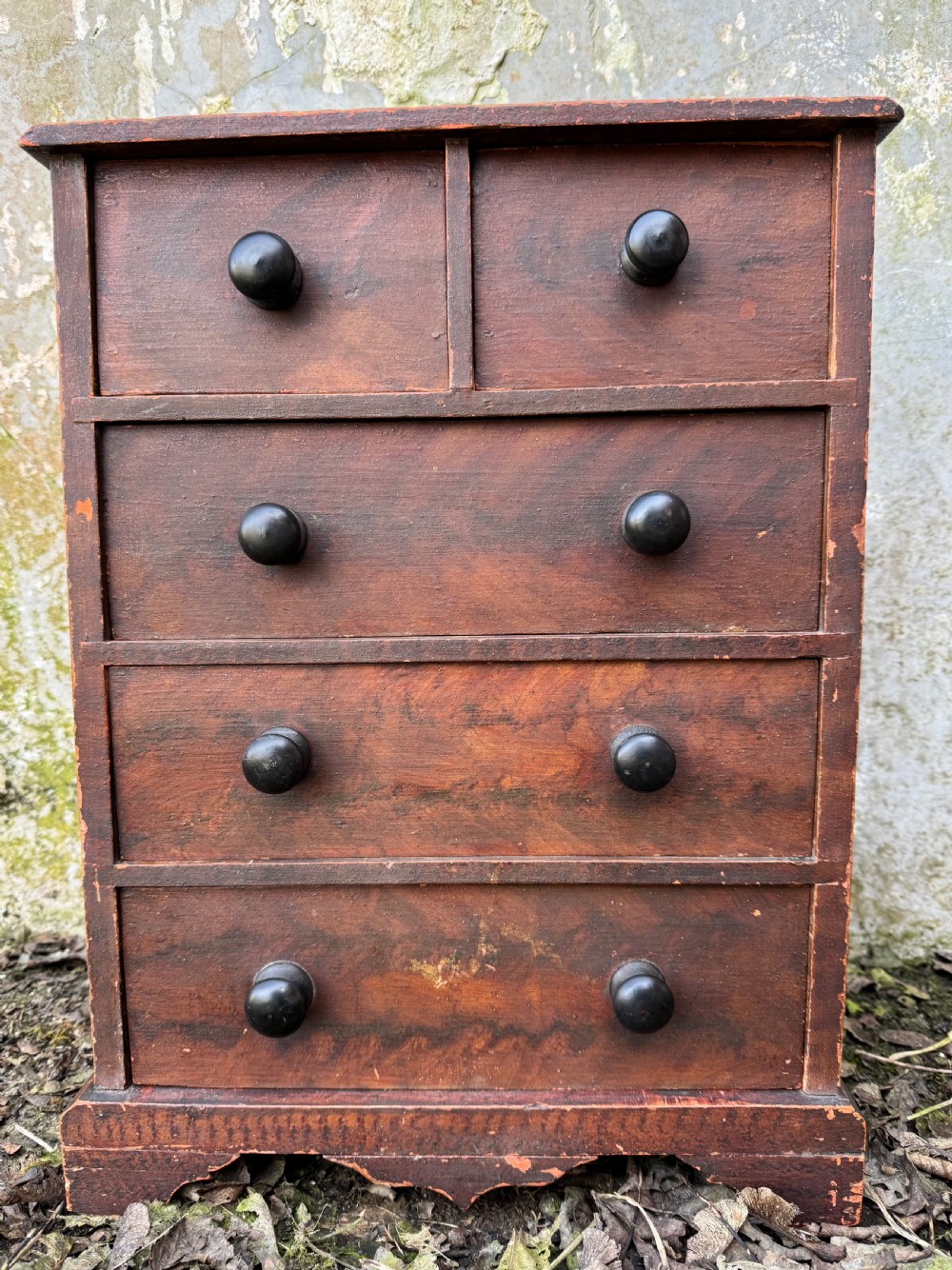 Antique Table Top Chest of Drawers  View VII