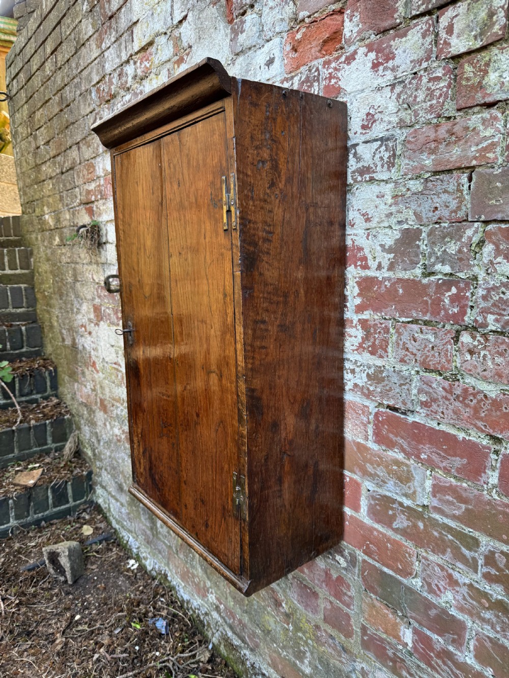 Early Oak Wall Cupboard  View III