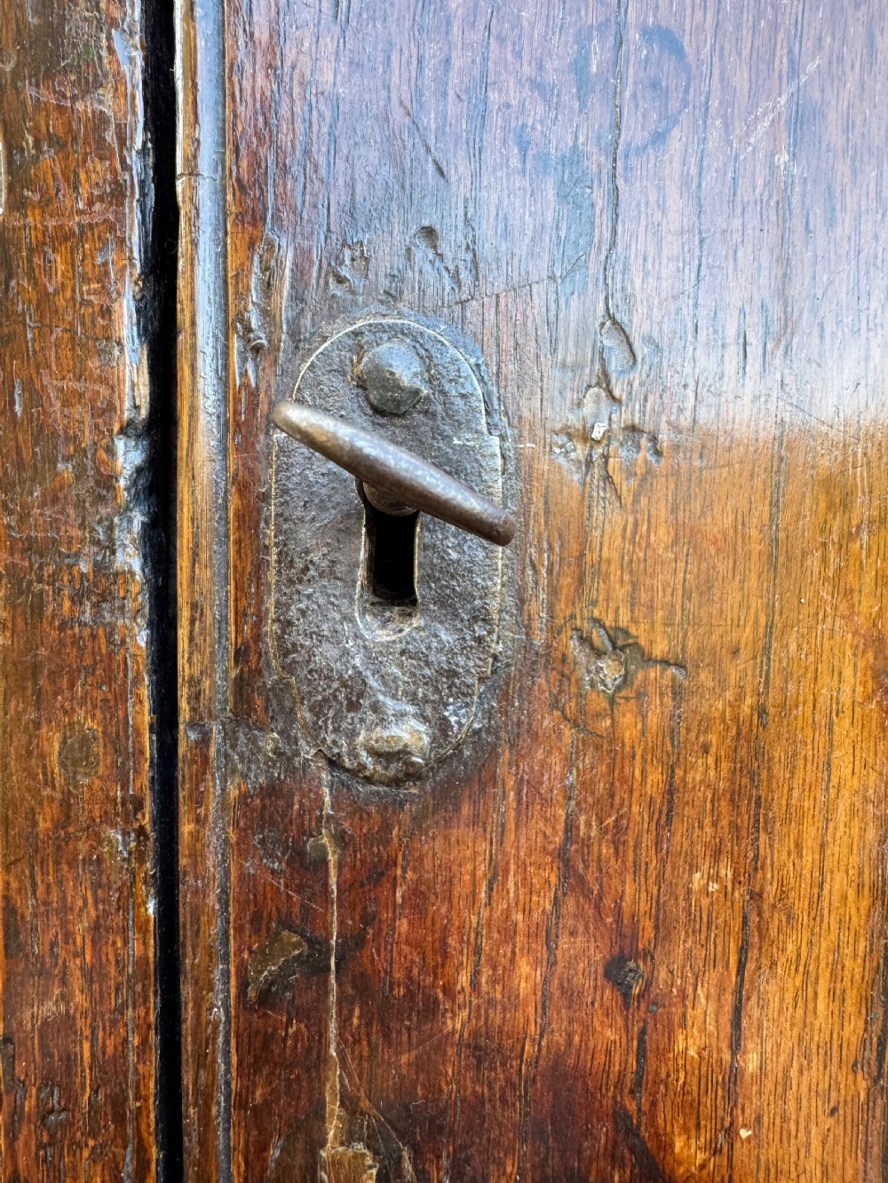 Early Oak Wall Cupboard  View VI