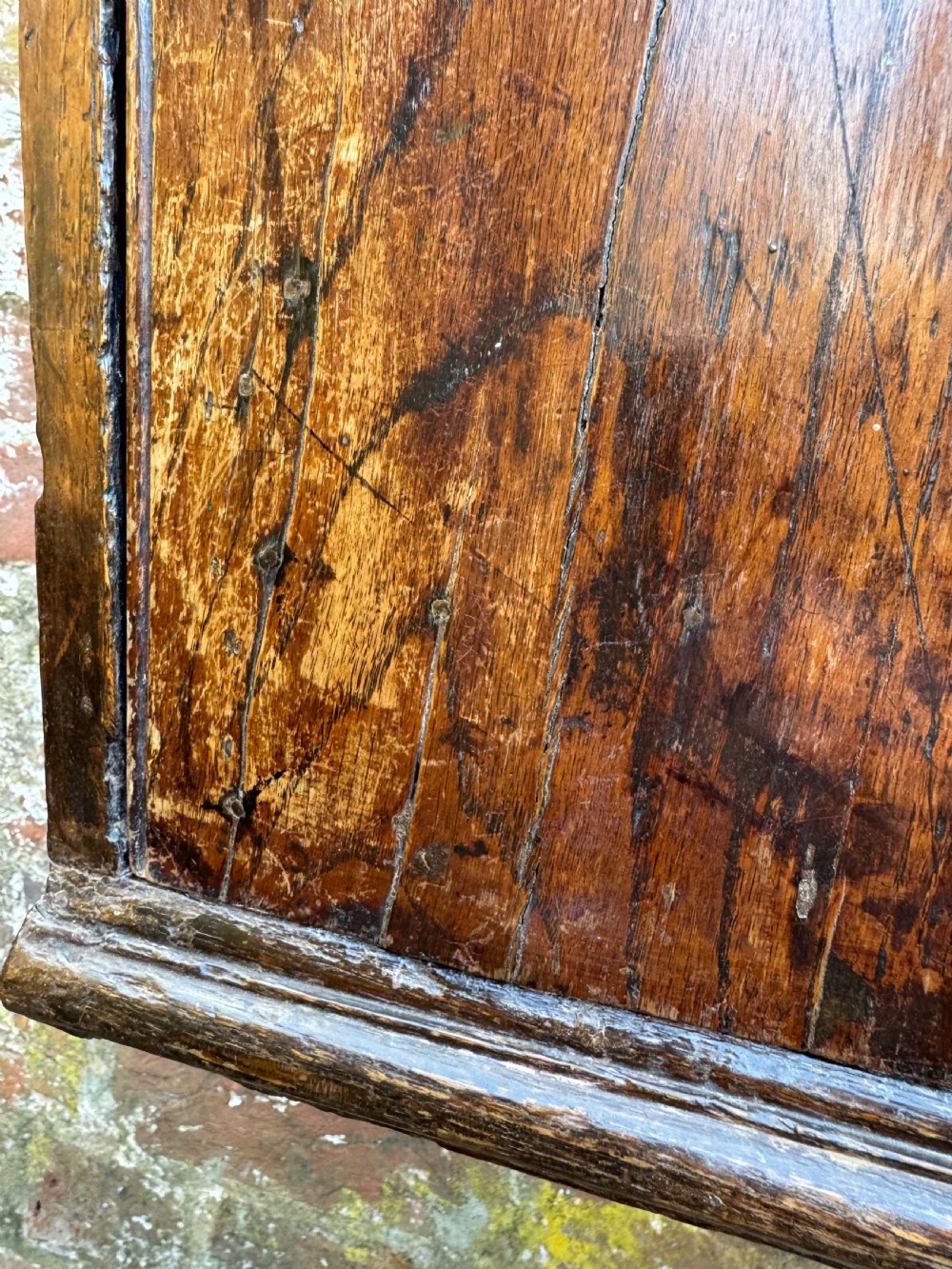 Early Oak Wall Cupboard  View IX