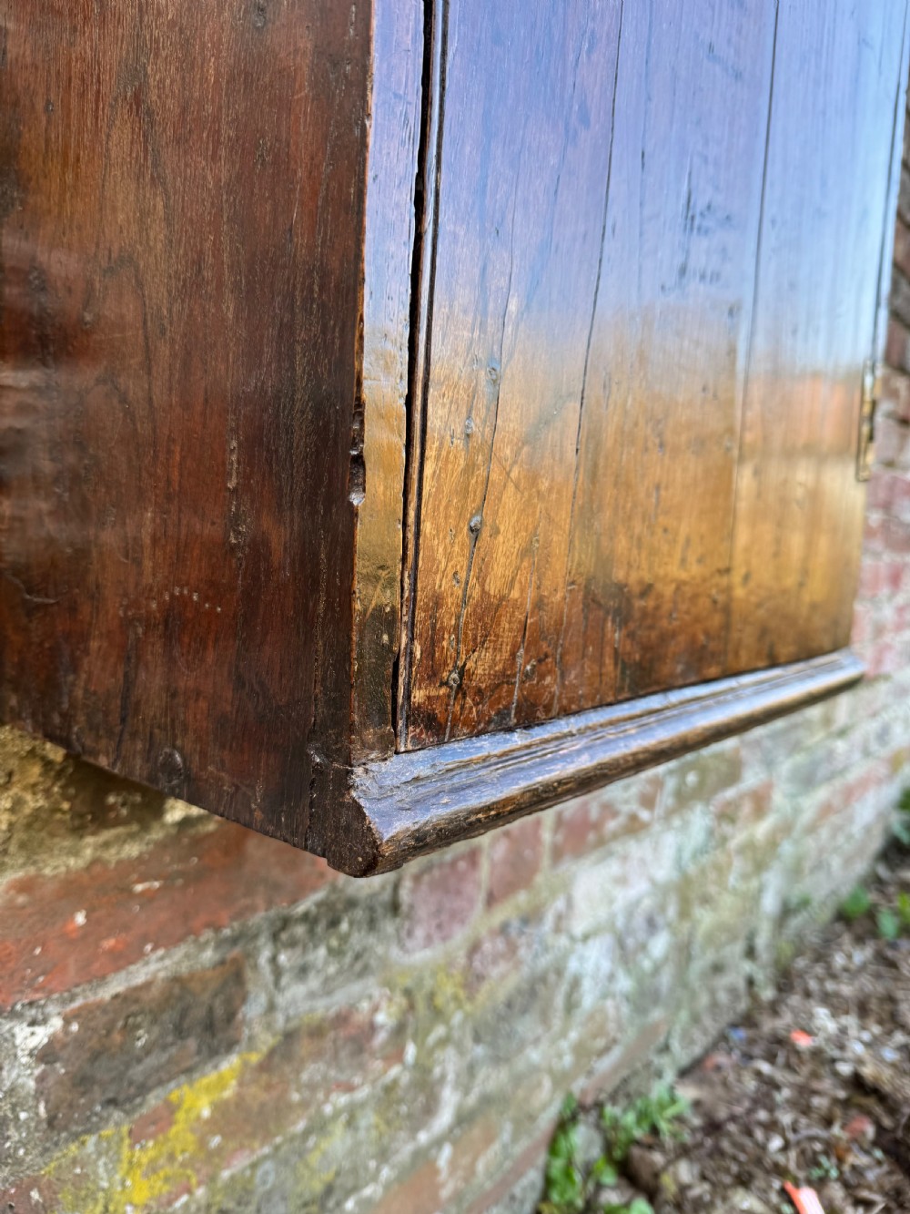 Early Oak Wall Cupboard  View XI