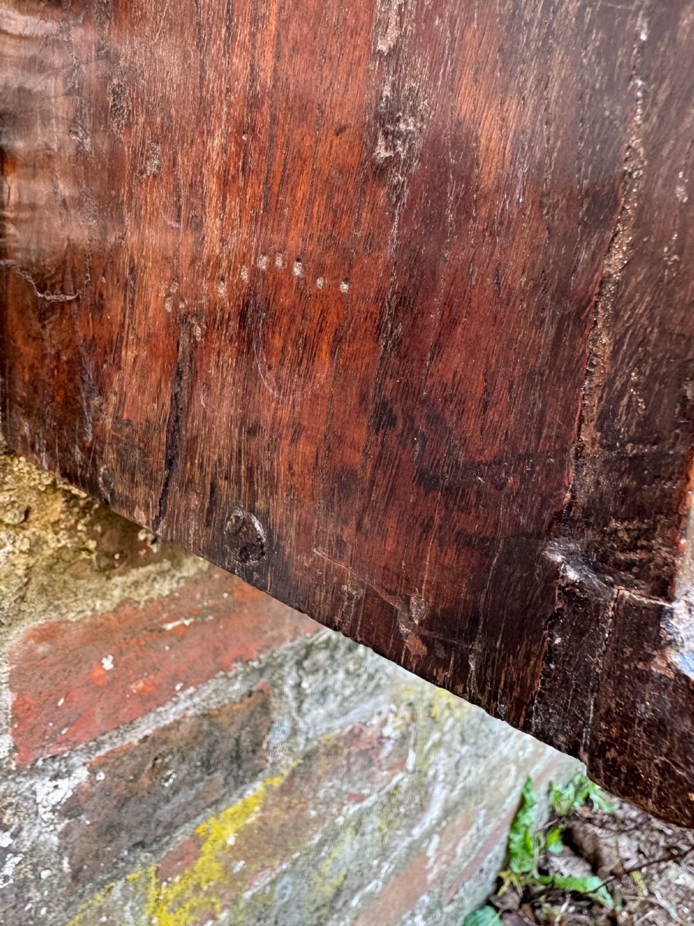 Early Oak Wall Cupboard  View XII