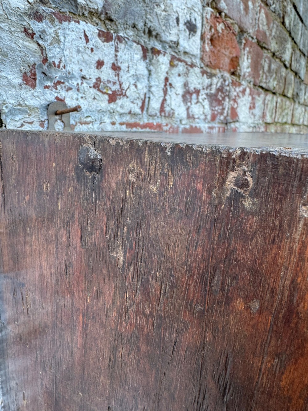Early Oak Wall Cupboard  View XIII