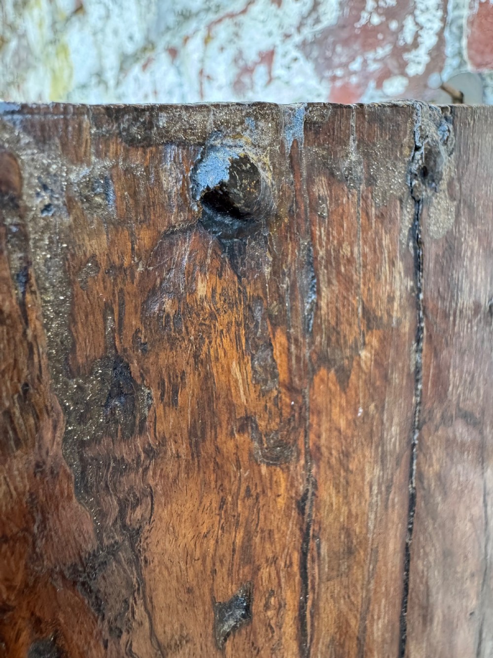 Early Oak Wall Cupboard  View XVI