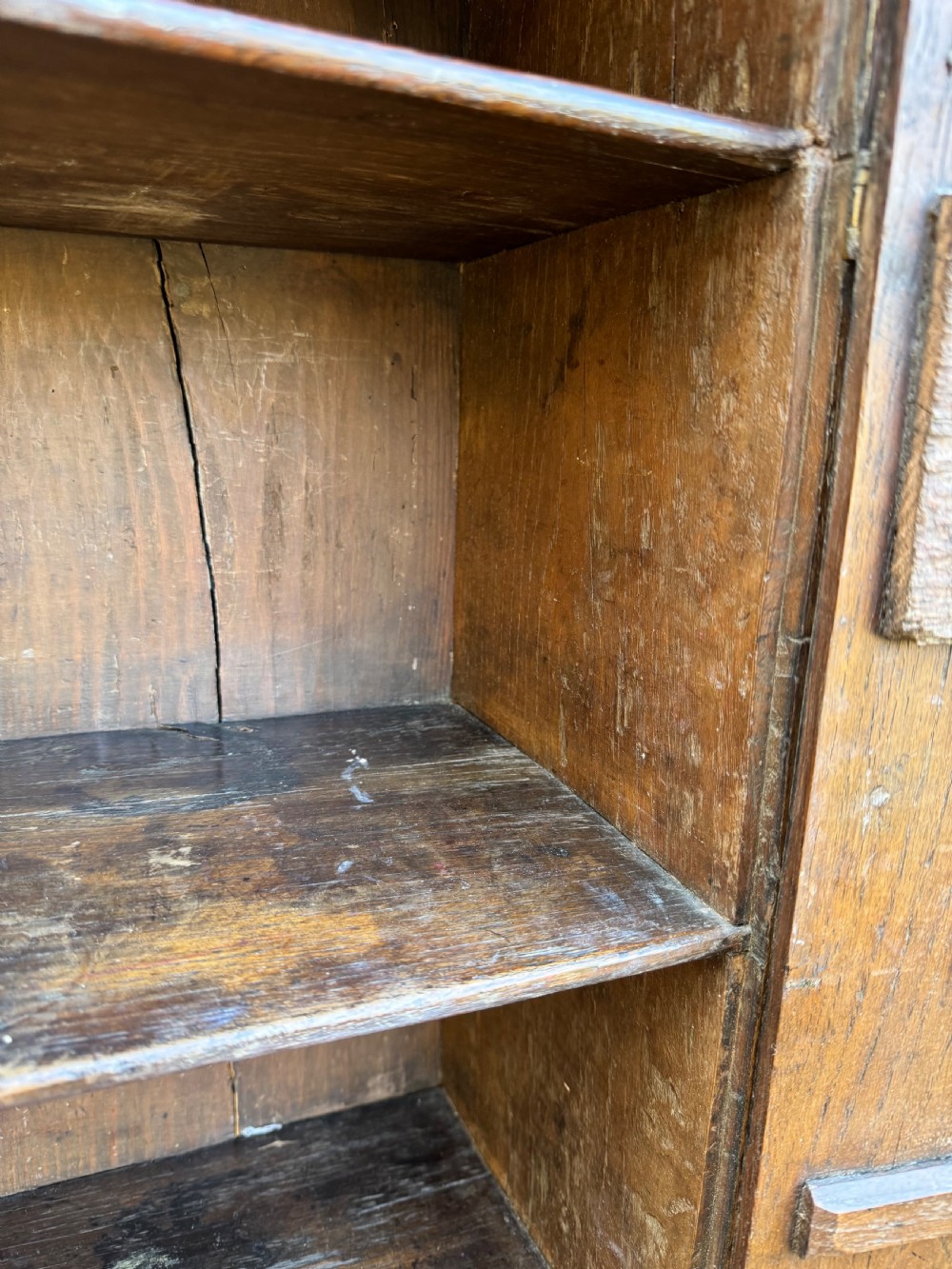 Early Oak Wall Cupboard  View XVIII