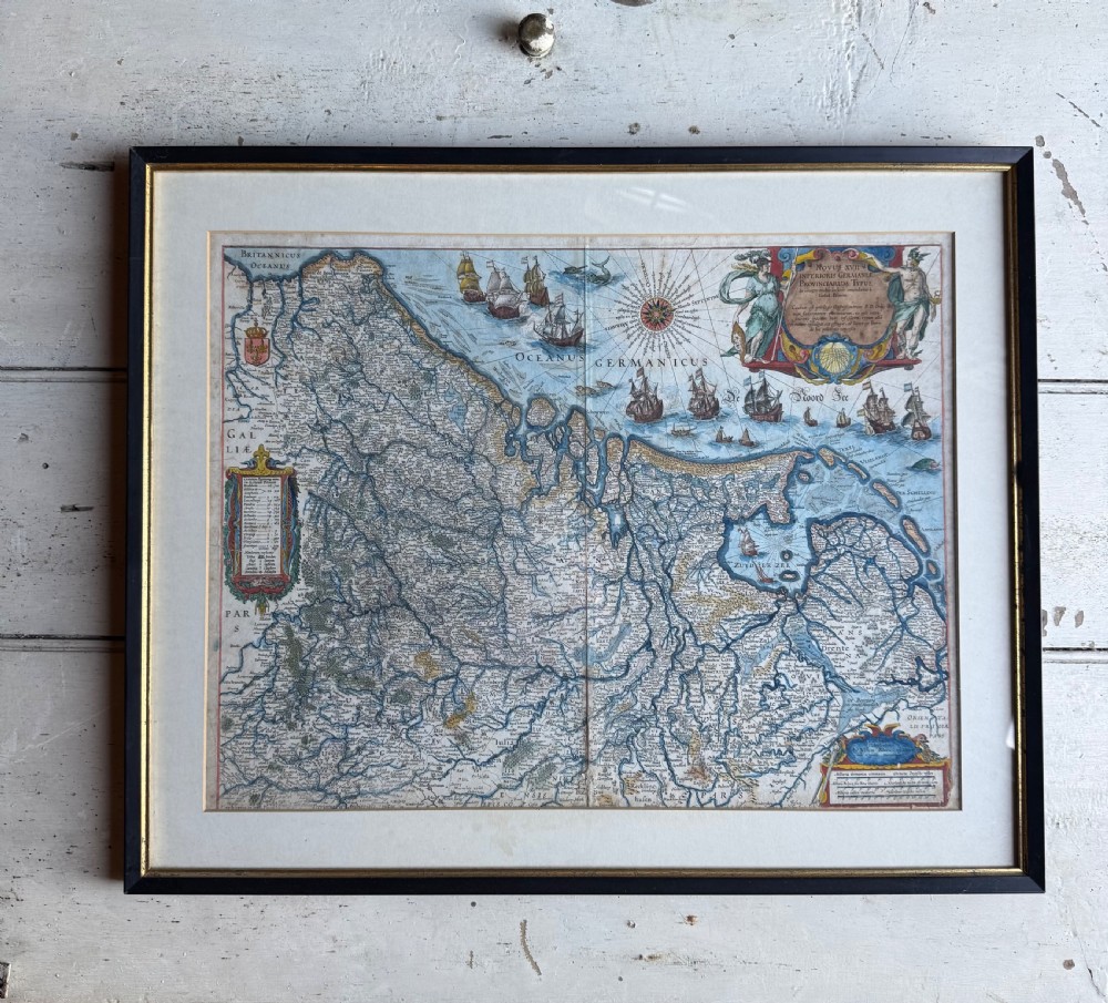 Antique Map of the Netherlands 