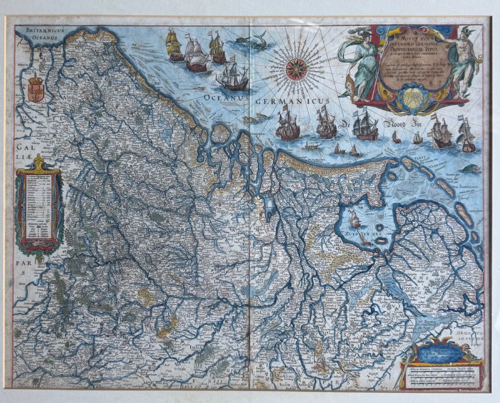 Antique Map of the Netherlands  View II