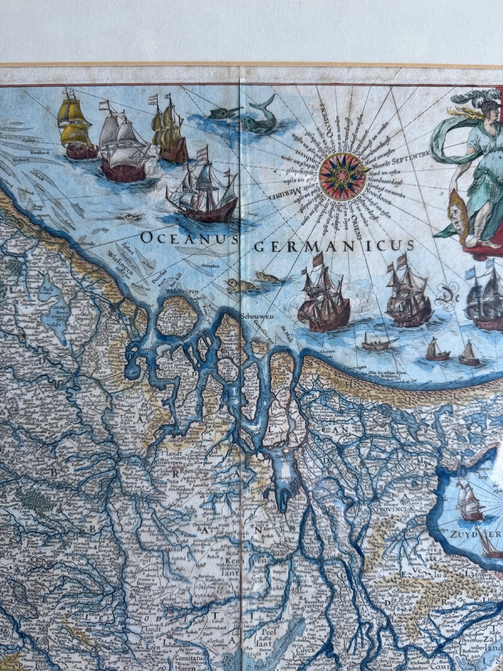 Antique Map of the Netherlands  View VIII