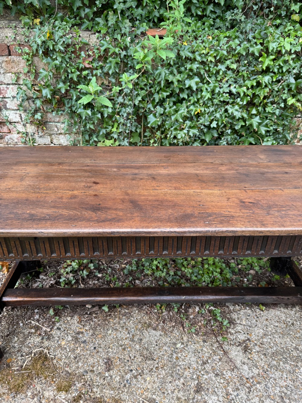 Antique Refectory Table View VIII