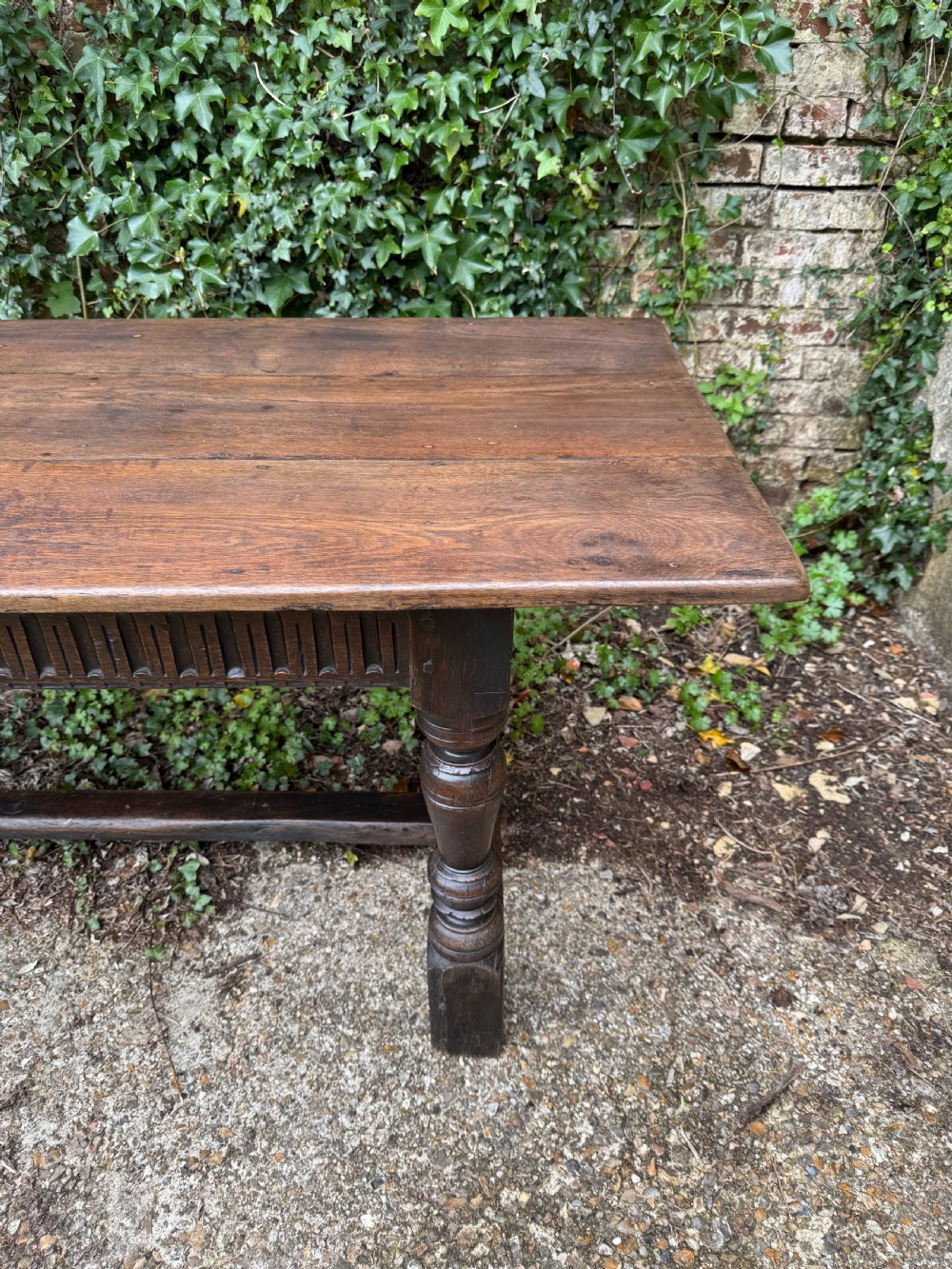 Antique Refectory Table View X