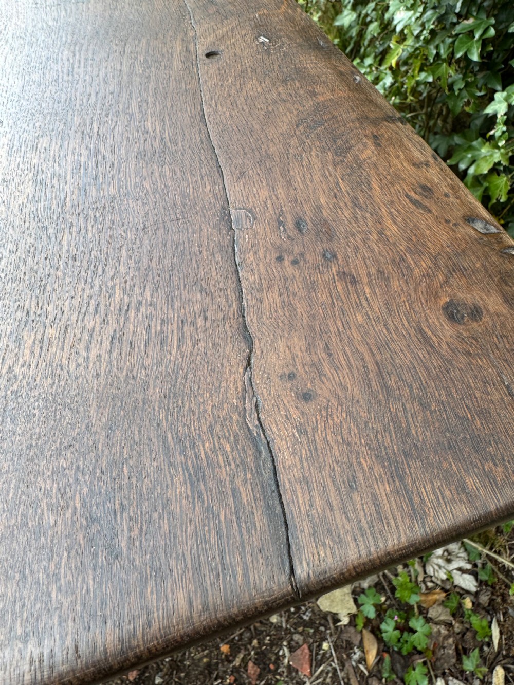 Antique Refectory Table View XVI