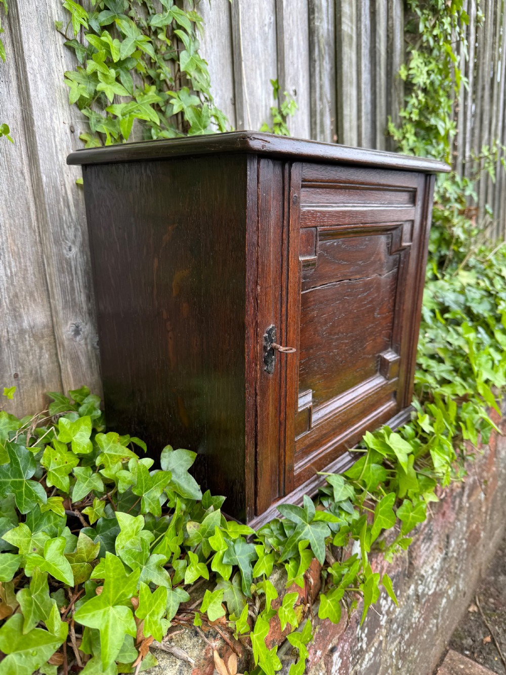 Early Oak Spice Cupboard  View III
