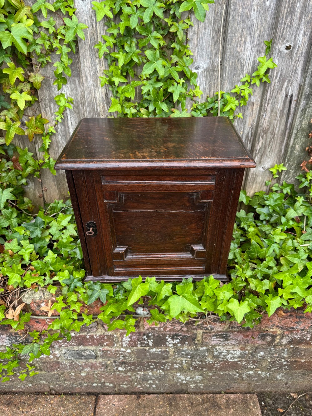 Early Oak Spice Cupboard  View V