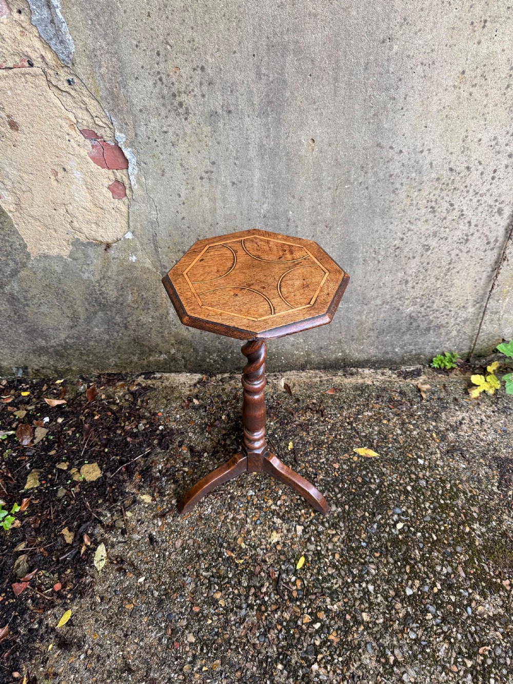 Early Candle Stand Table View VIII