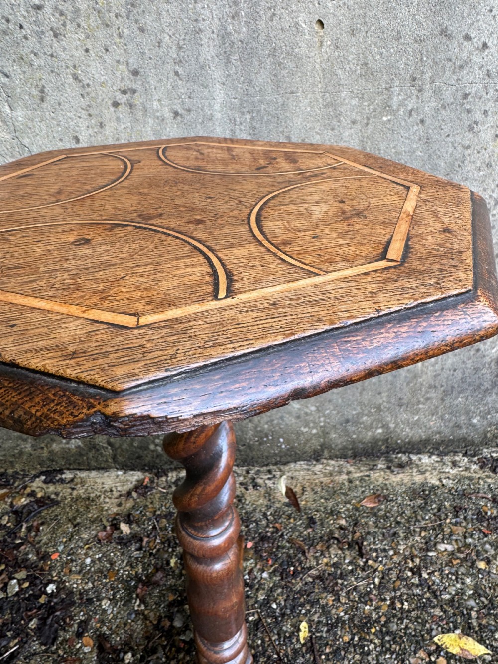 Early Candle Stand Table View XIII
