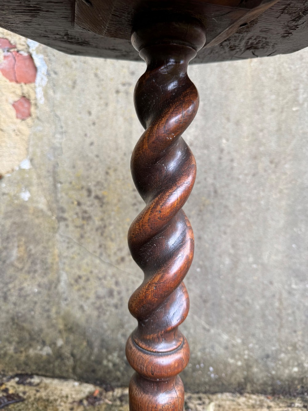 Early Candle Stand Table View XV