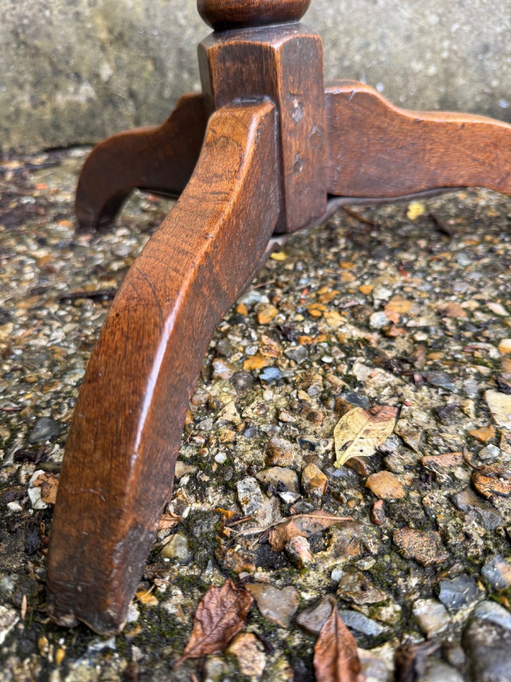 Early Candle Stand Table View XVIII