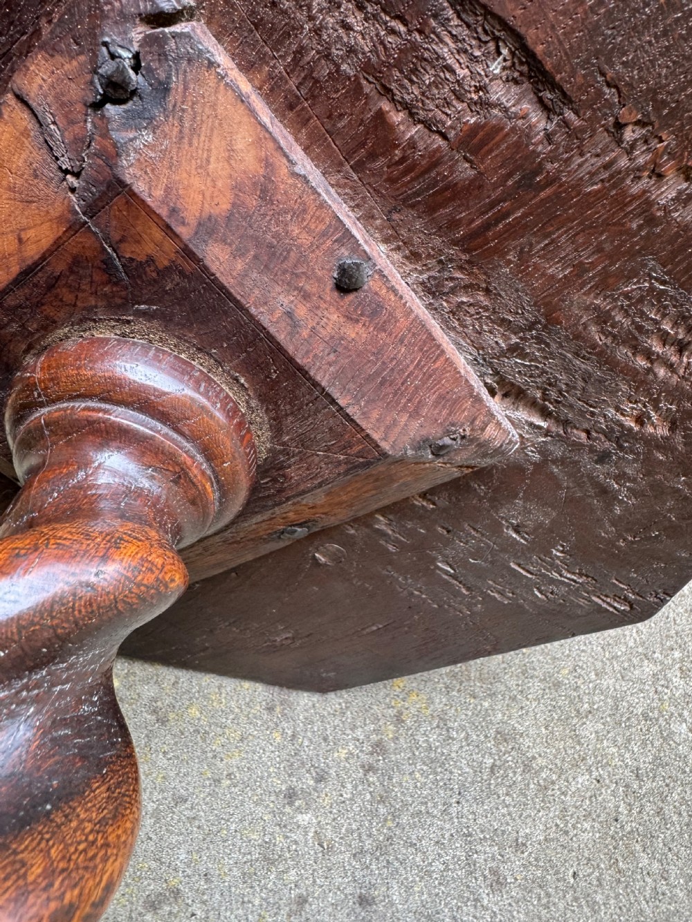 Early Candle Stand Table View XXI