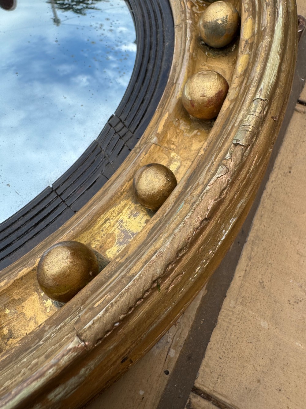 Convex Gilt Mirror  View III