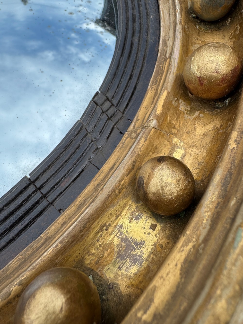 Convex Gilt Mirror  View IV
