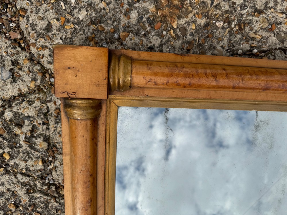 Antique Overmantle Mirror  View VI