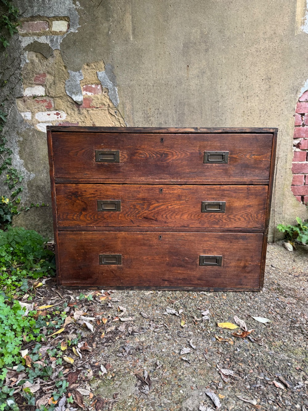 Antique Campaign Chest of Drawers  View III