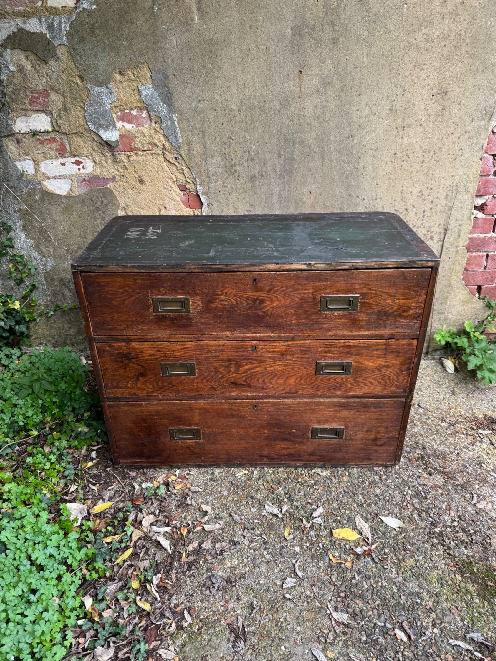 Antique Campaign Chest of Drawers  View V