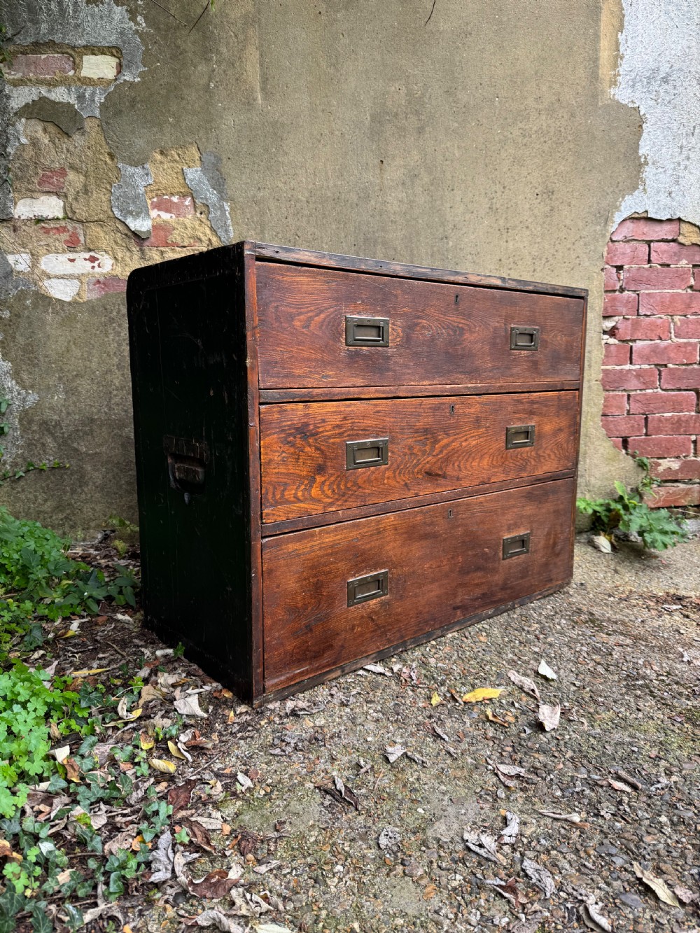 Antique Campaign Chest of Drawers  View VI