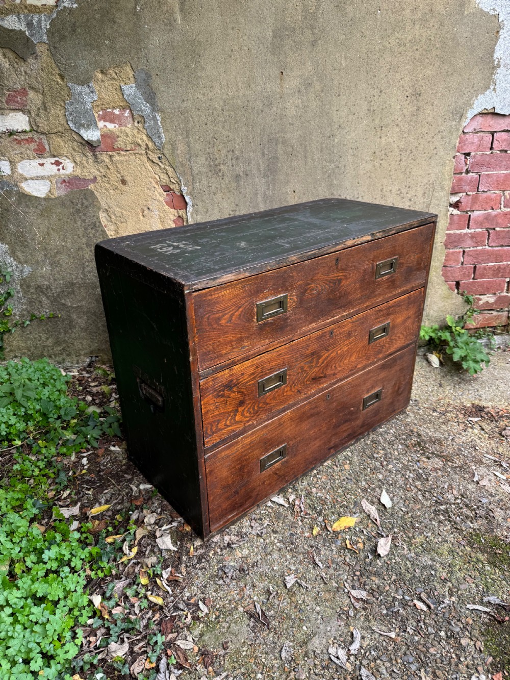 Antique Campaign Chest of Drawers  View VII