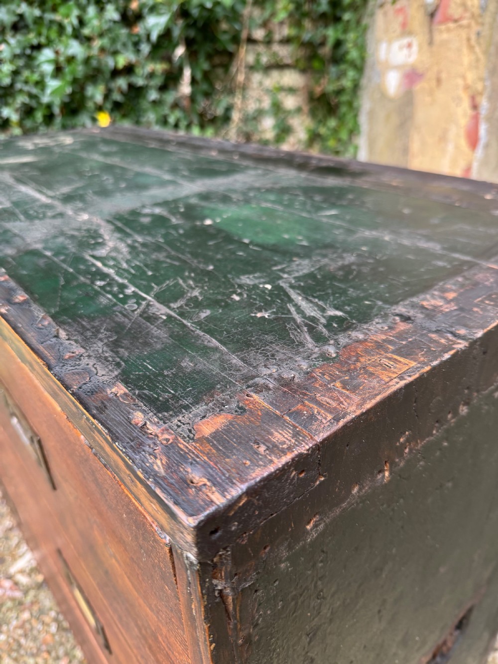 Antique Campaign Chest of Drawers  View XII