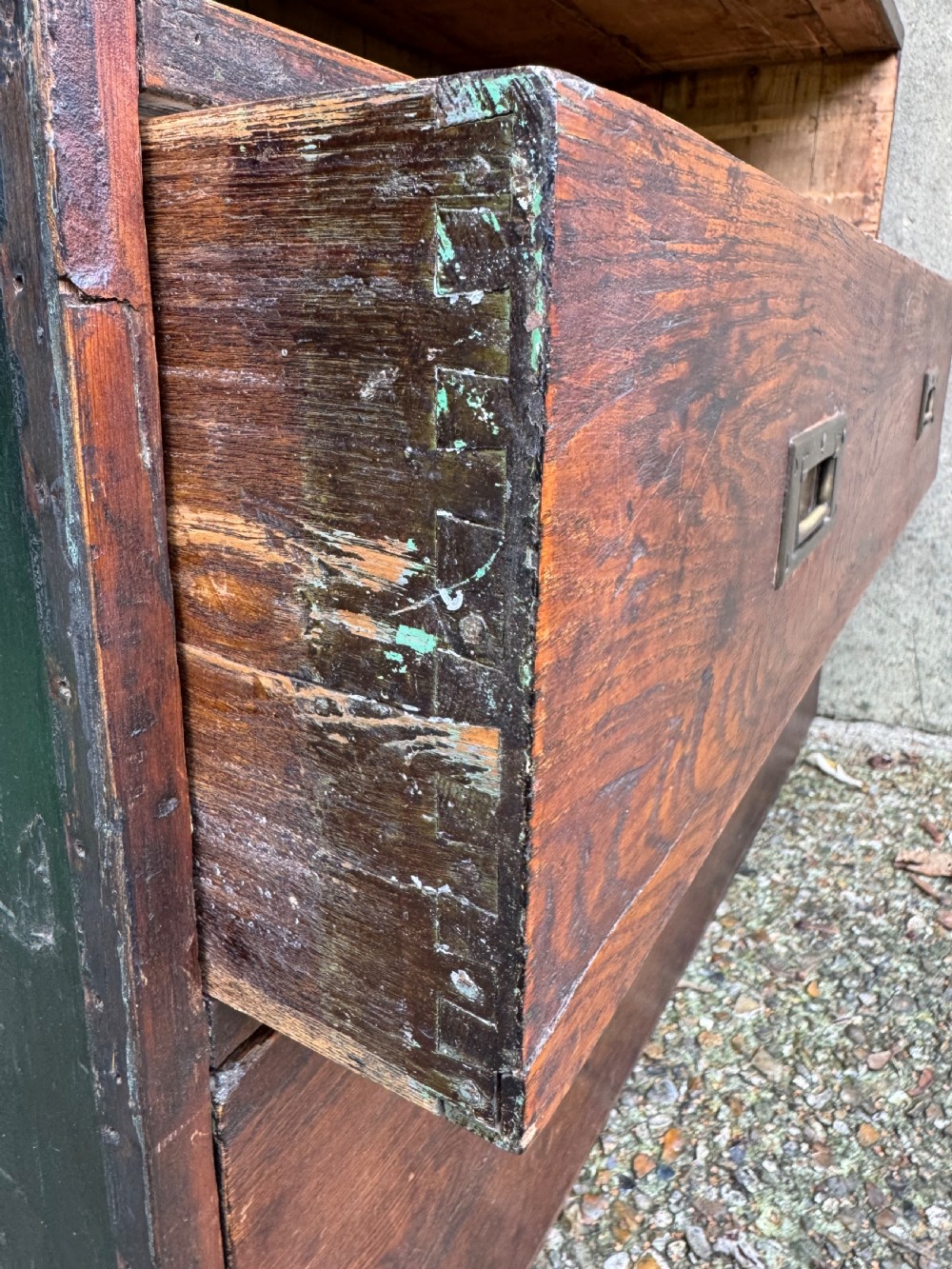 Antique Campaign Chest of Drawers  View XXI