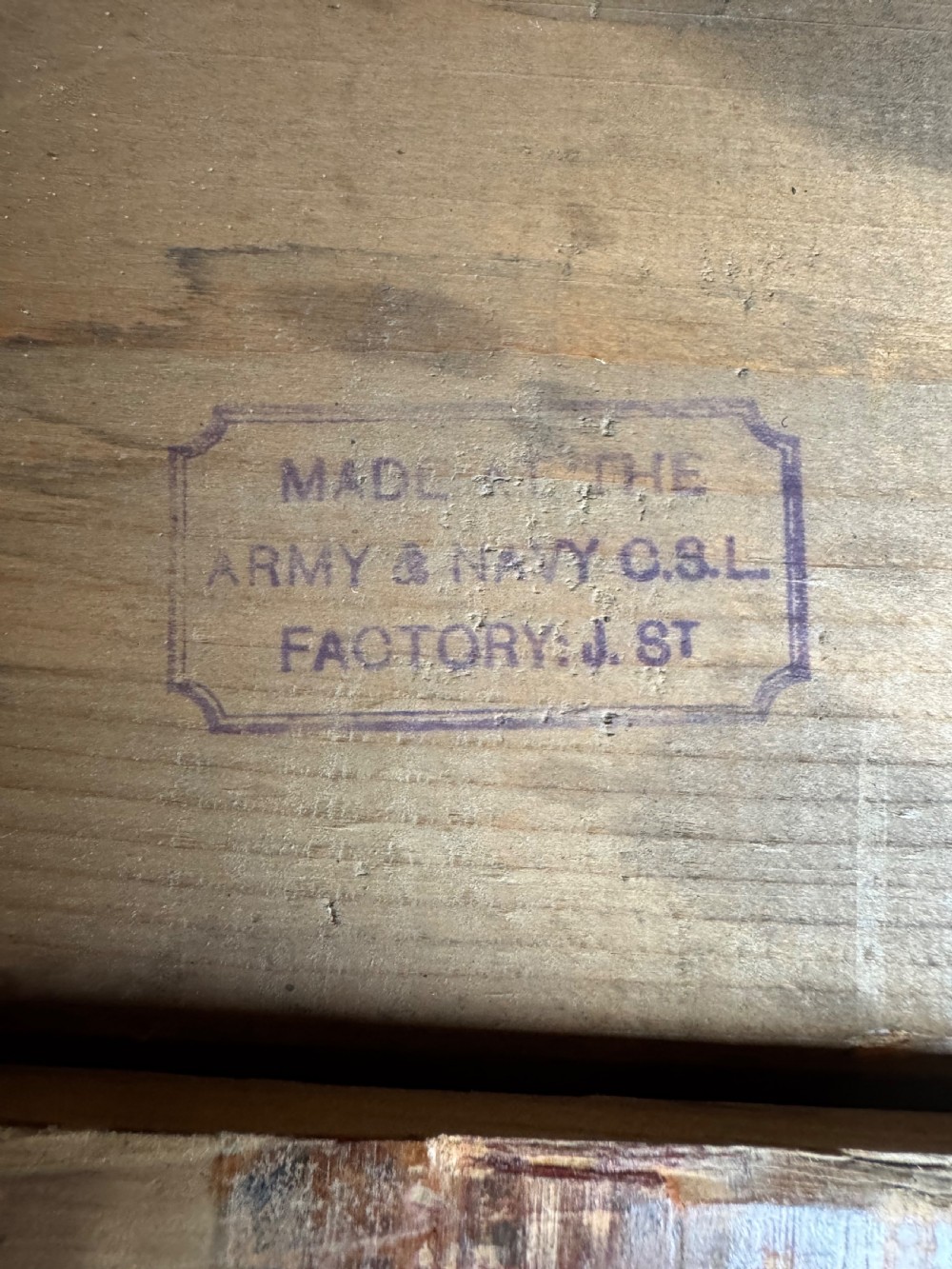 Antique Campaign Chest of Drawers  View XXVII