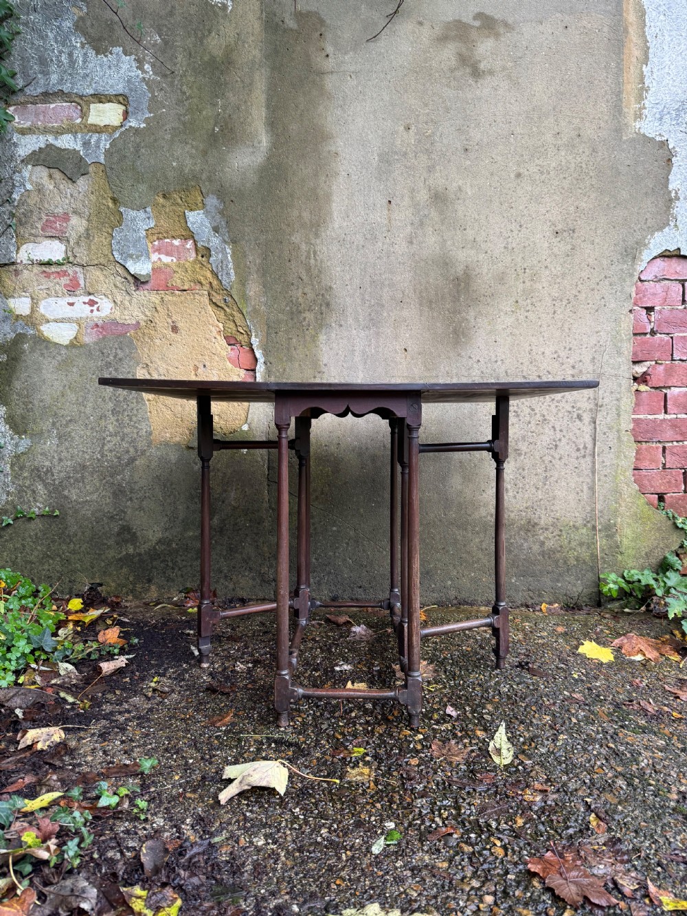 Antique ‘Spider Leg’ Table View XIV