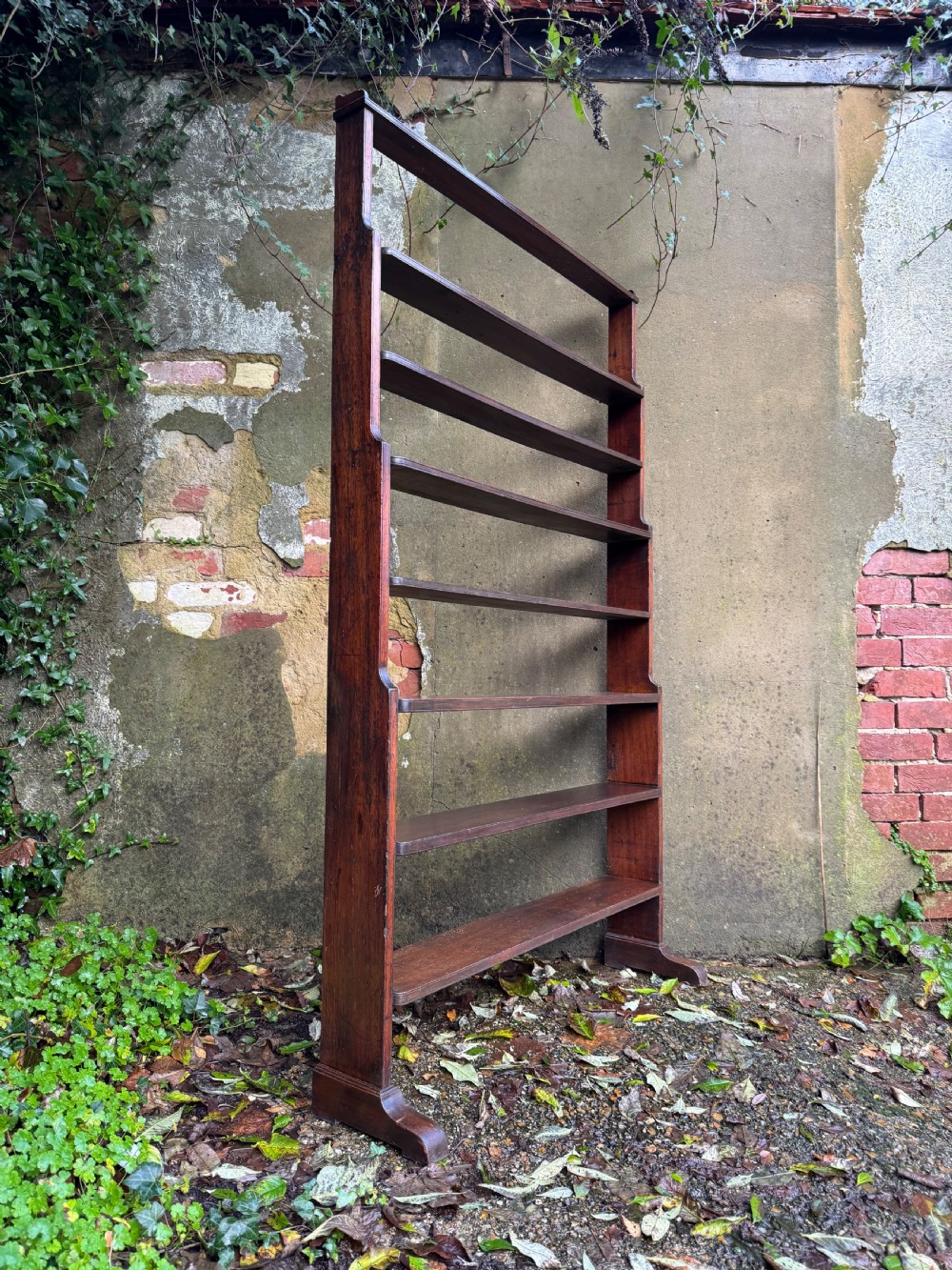 Antique Waterfall Bookcase