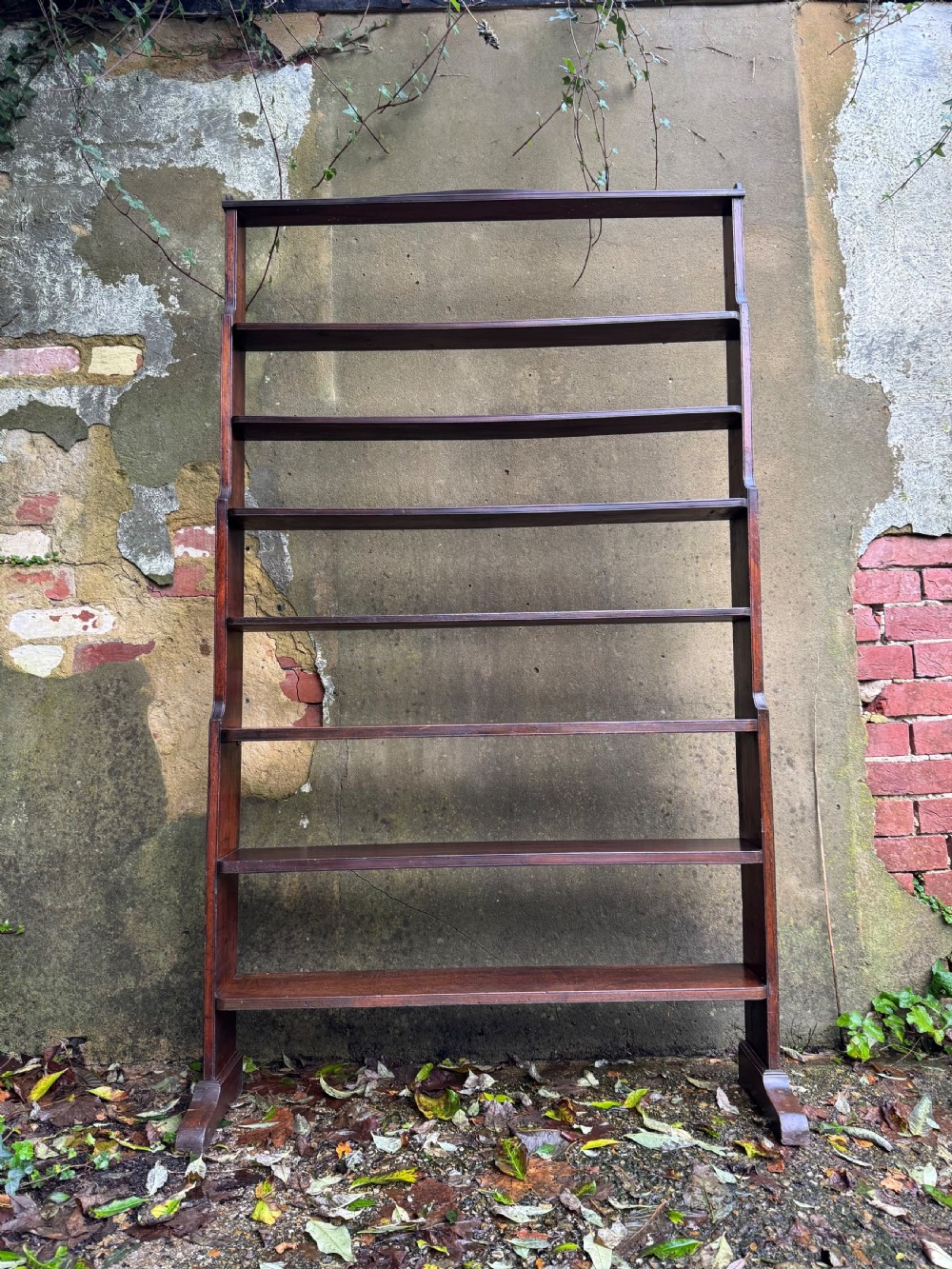 Antique Waterfall Bookcase View II