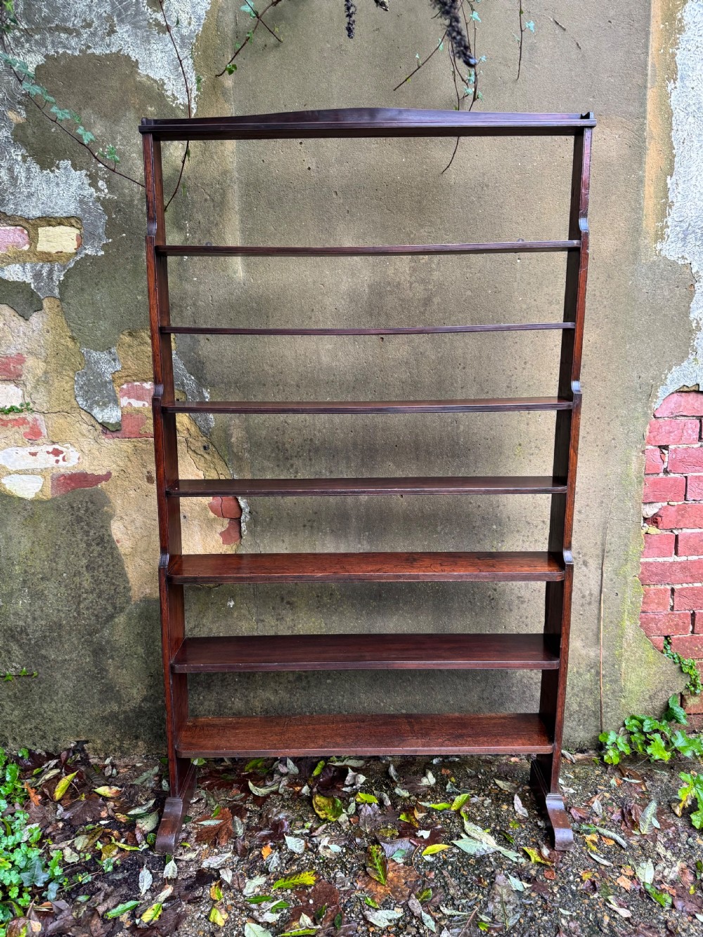 Antique Waterfall Bookcase View III