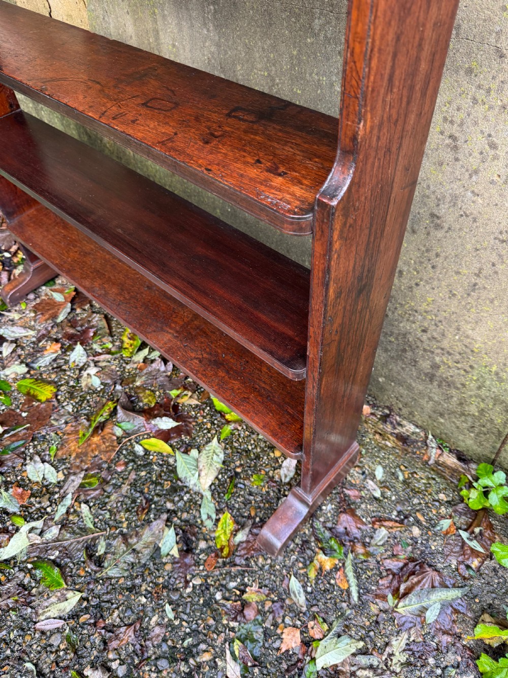 Antique Waterfall Bookcase View VI