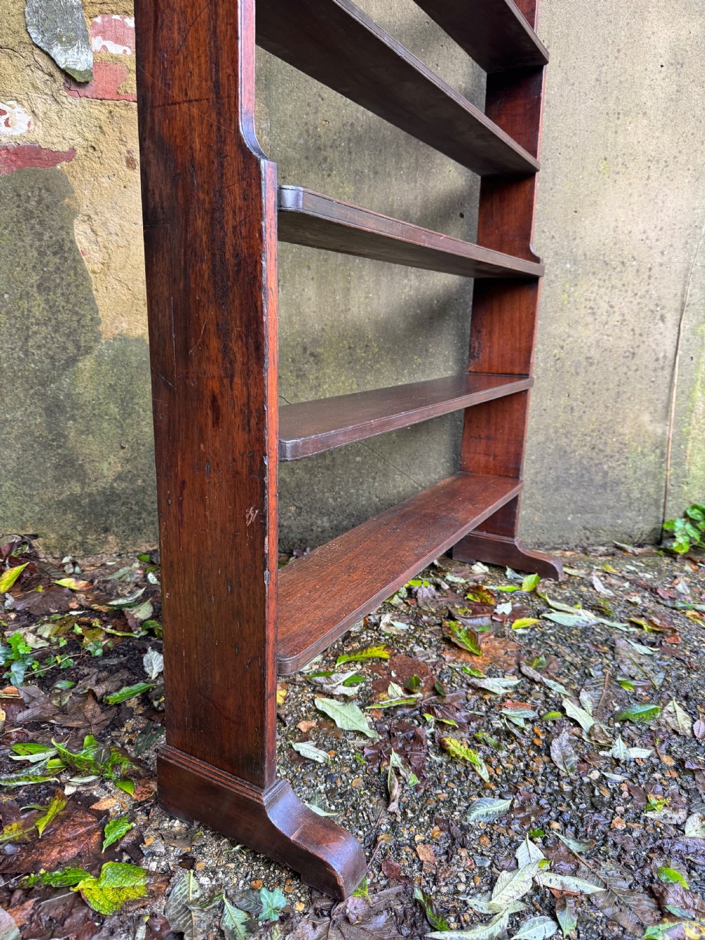 Antique Waterfall Bookcase View IX