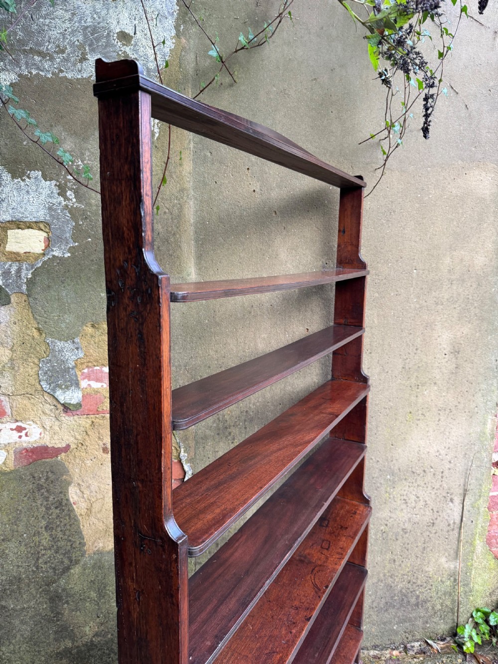 Antique Waterfall Bookcase View X