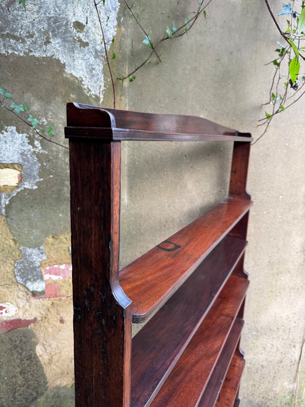 Antique Waterfall Bookcase View XI