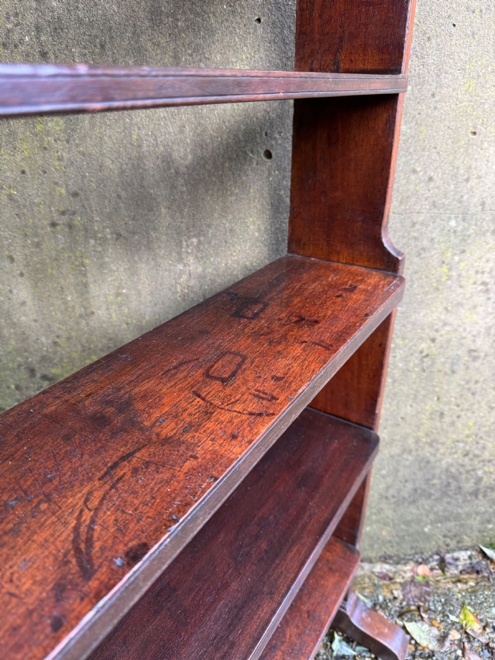 Antique Waterfall Bookcase View XIV