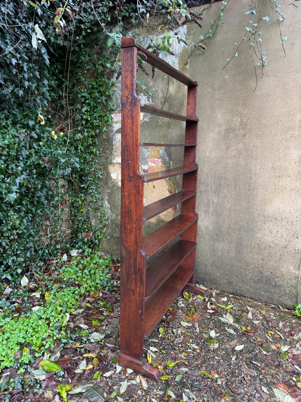 Antique Waterfall Bookcase View XX