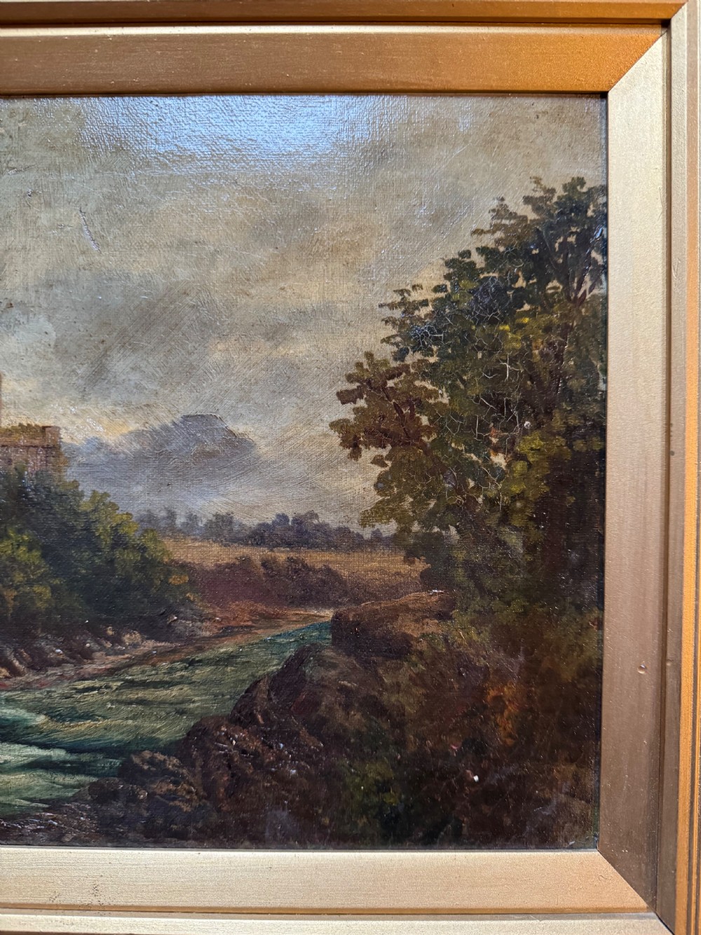 Antique Irish Oil Painting  View V