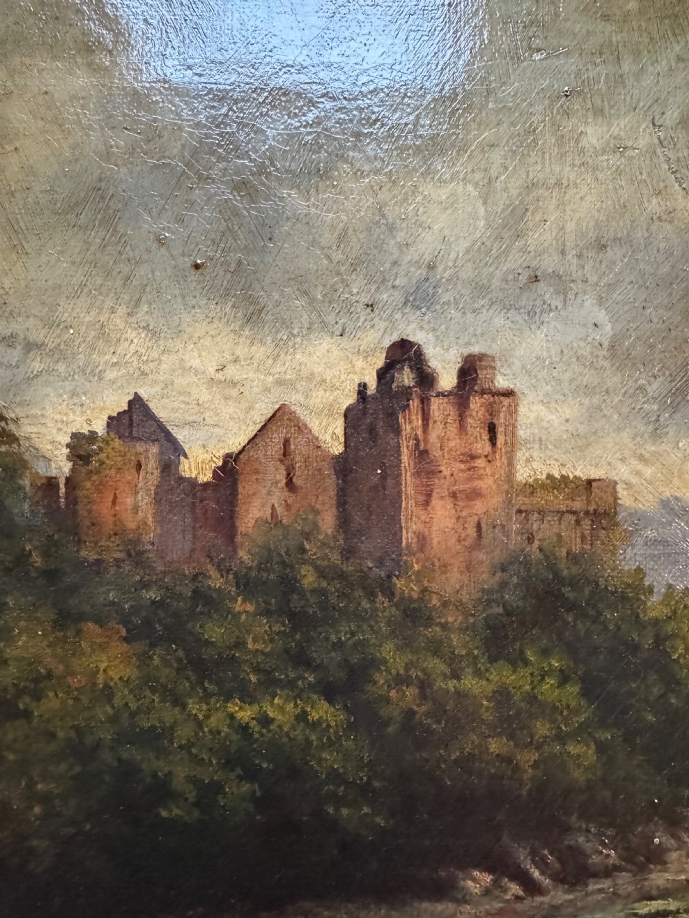 Antique Irish Oil Painting  View VII