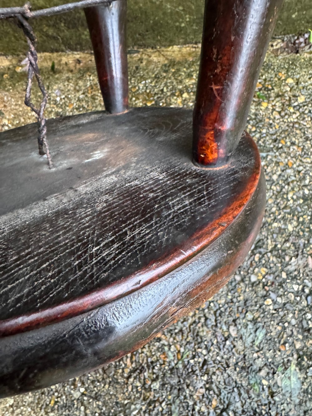 Antique Windsor ‘Boston’ Stool View VIII