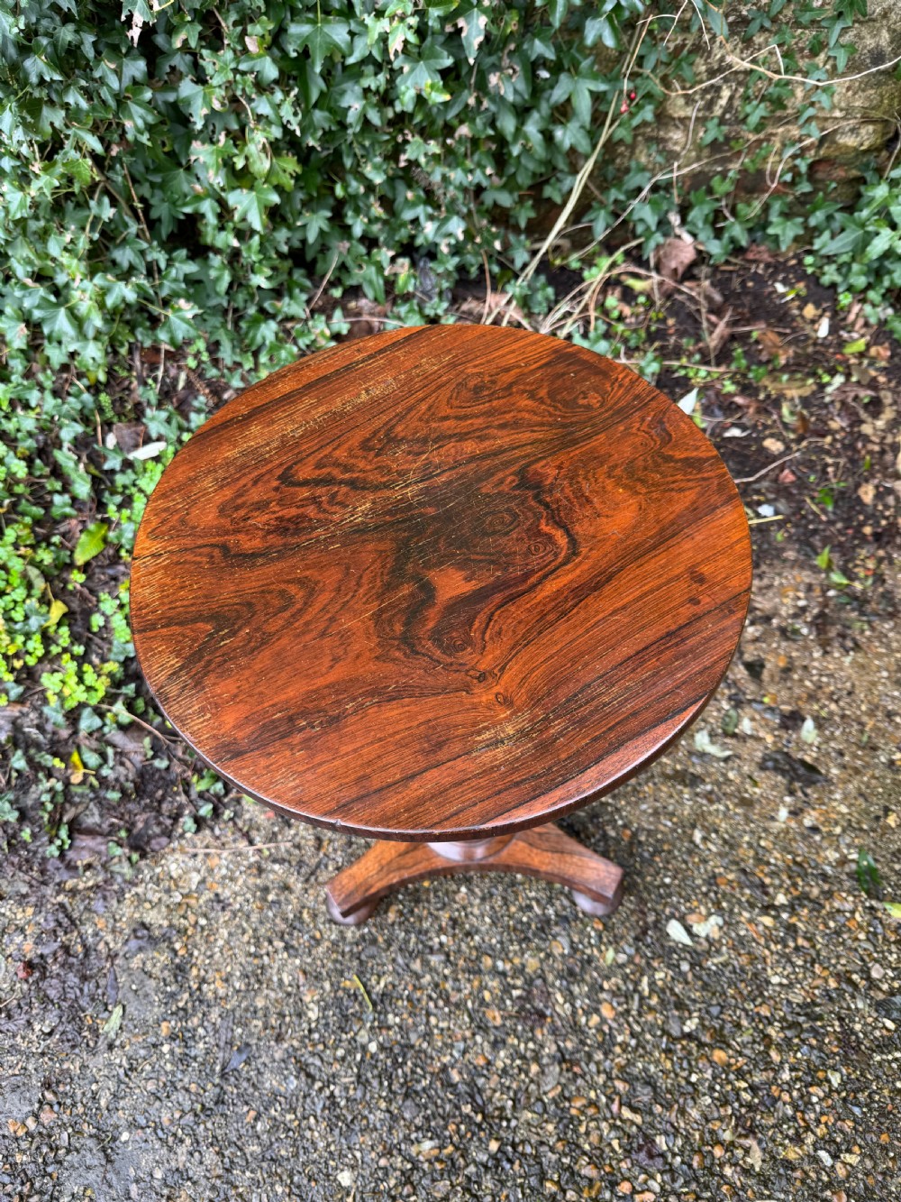 Antique Lamp Table View IX