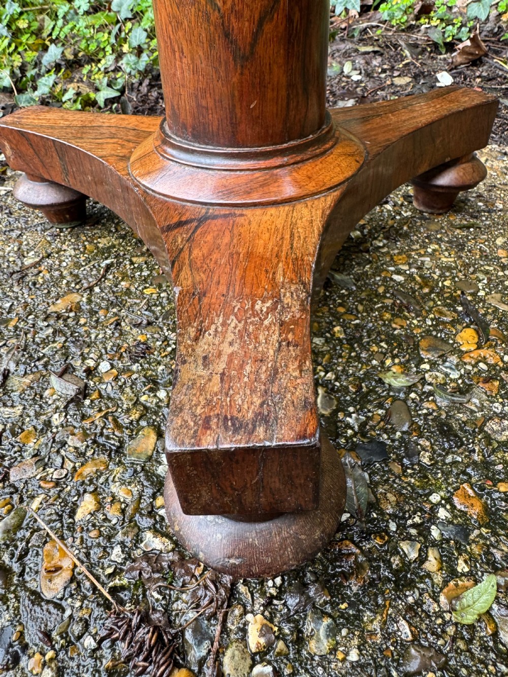 Antique Lamp Table View XII