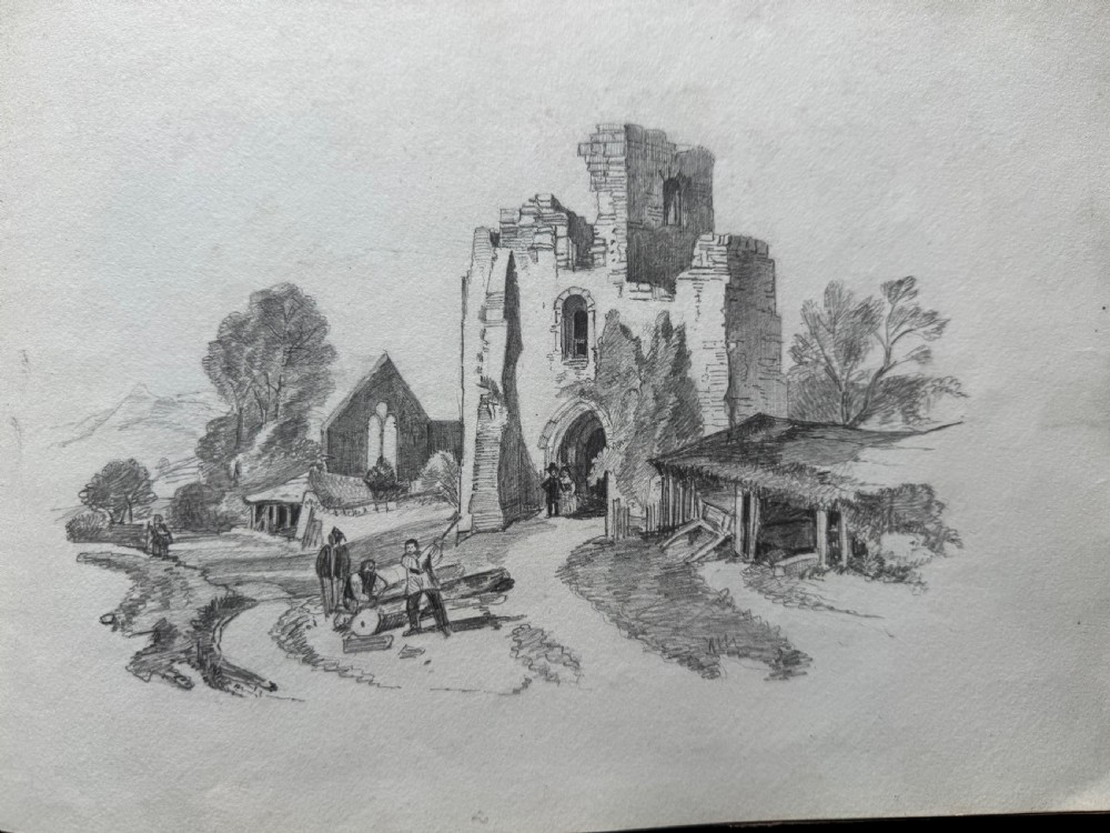 Antique Sketchbook  View XVII