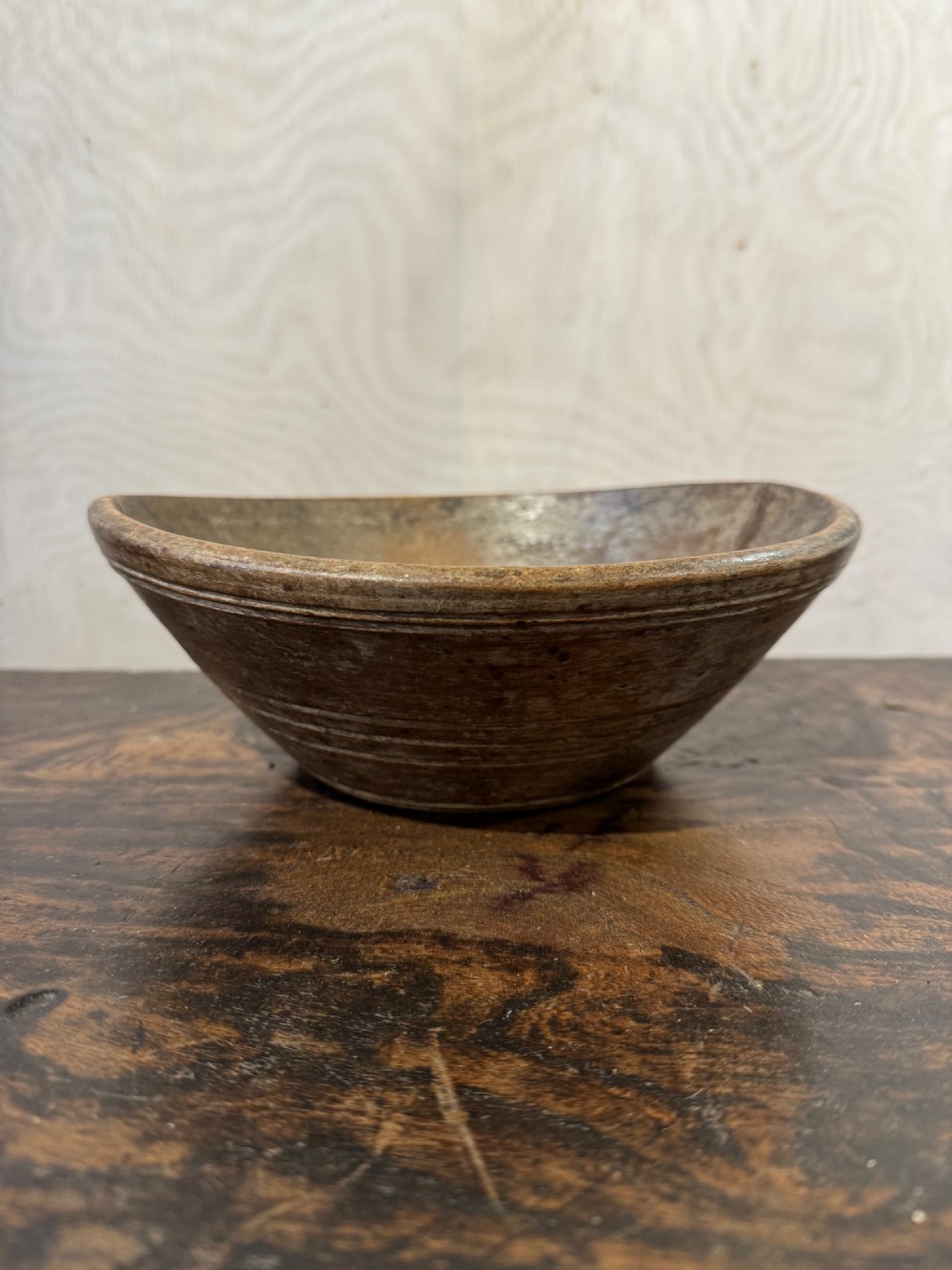 Antique Wooden Bowl