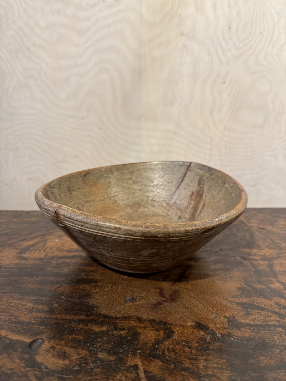 Antique Wooden Bowl View VIII
